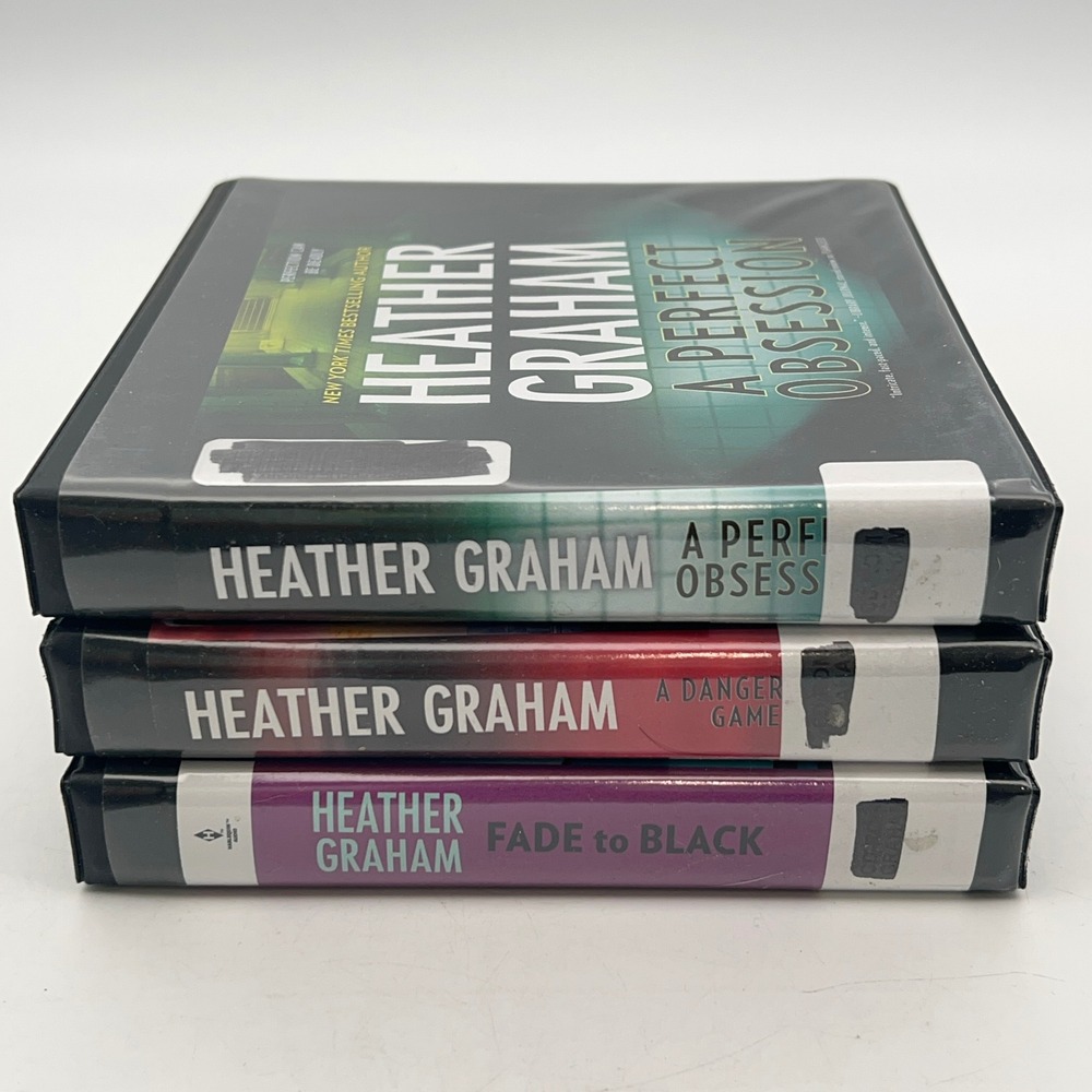 Heather Graham Audiobook CD‎ Lot 3 Titles New York Confidential Krewe of Hunters